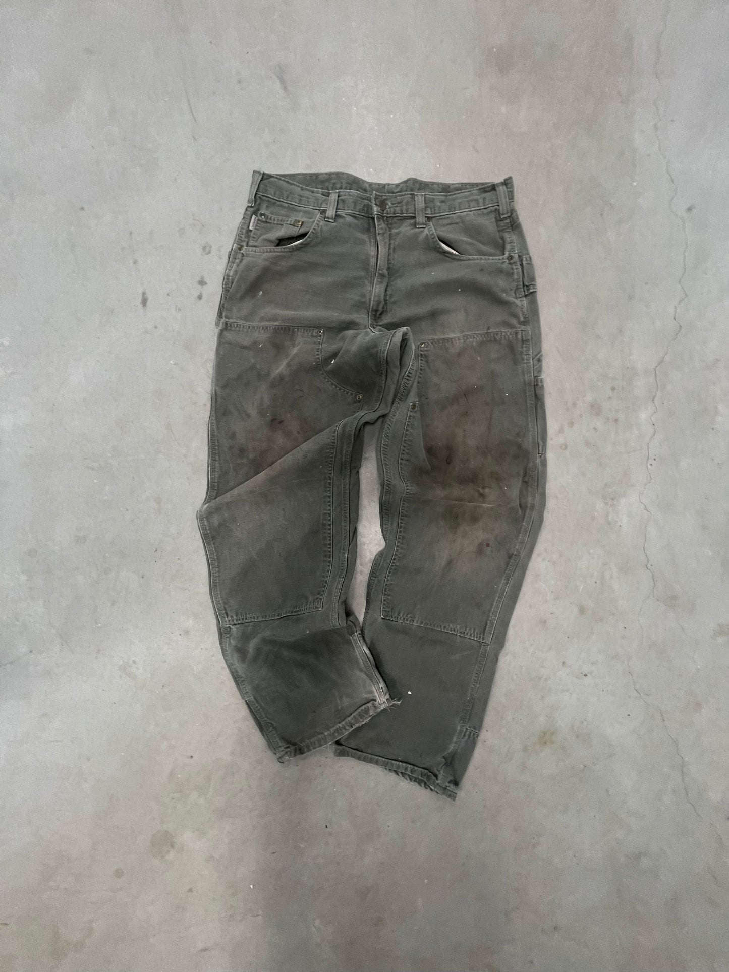 Thrashed Carhartt Double Knee Pants | 36x34