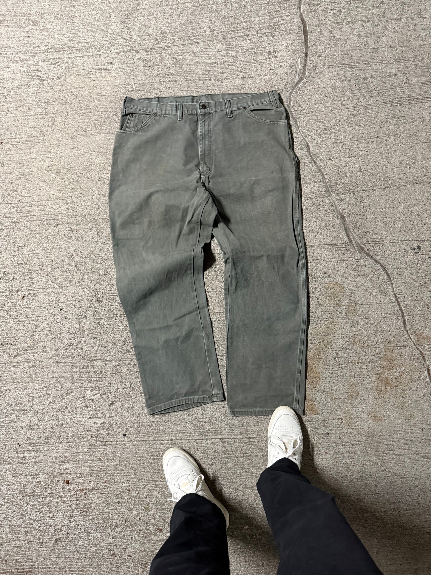 Vintage Green Carhartt Pants | 42x32