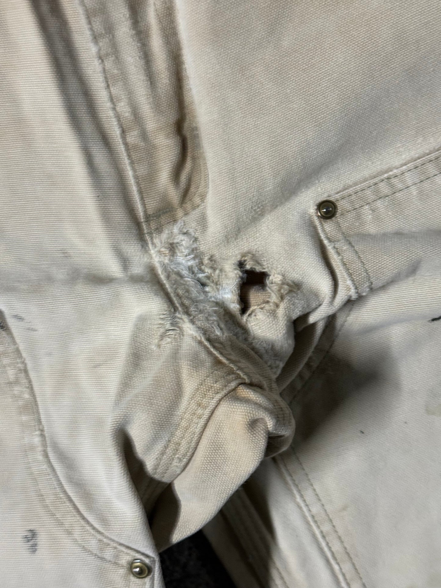 Vintage Tan Double-Knee Carhartt Pants | 28x30