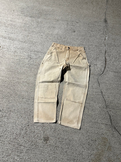 Vintage Tan Double-Knee Carhartt Pants | 32x30