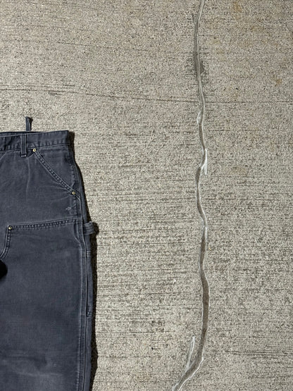 Vintage Black Double-Knee Carhartt Pants | 34x32