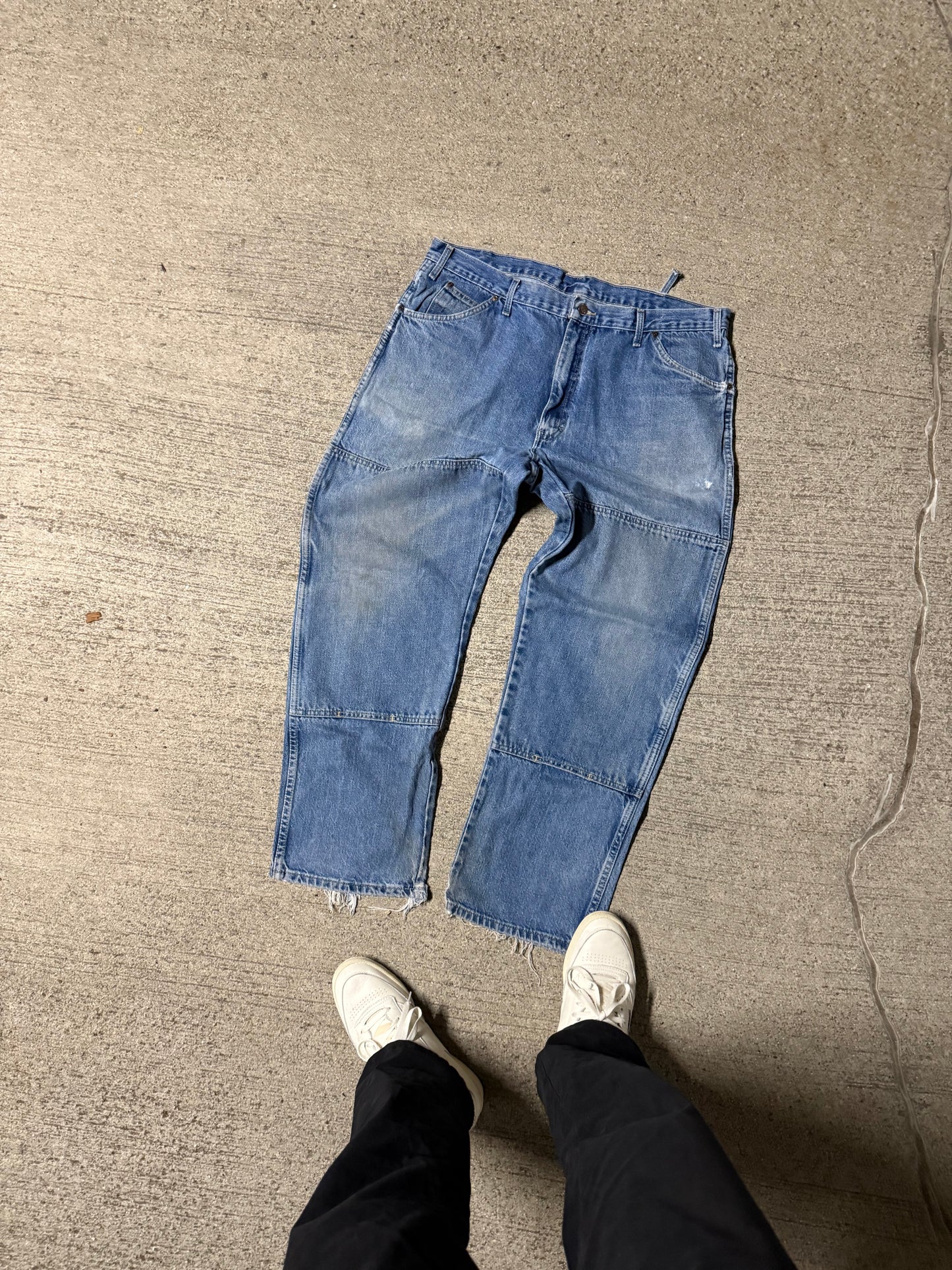 Vintage Blue Double-Knee Dickies Pants | 40x32