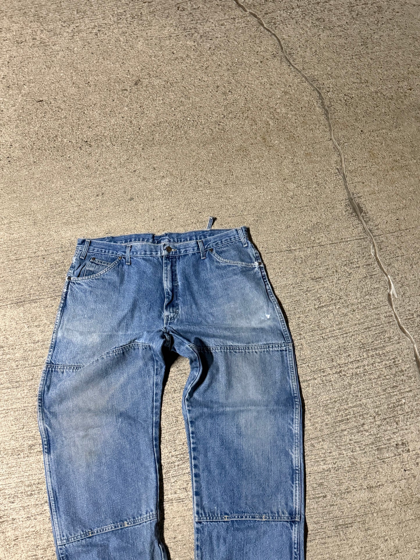 Vintage Blue Double-Knee Dickies Pants | 40x32