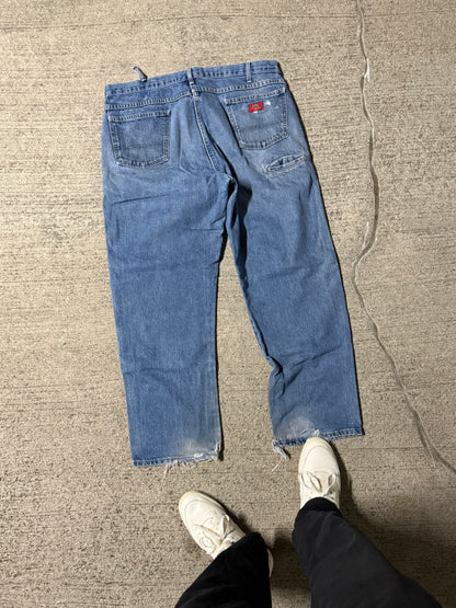 Vintage Blue Double-Knee Dickies Pants | 40x32