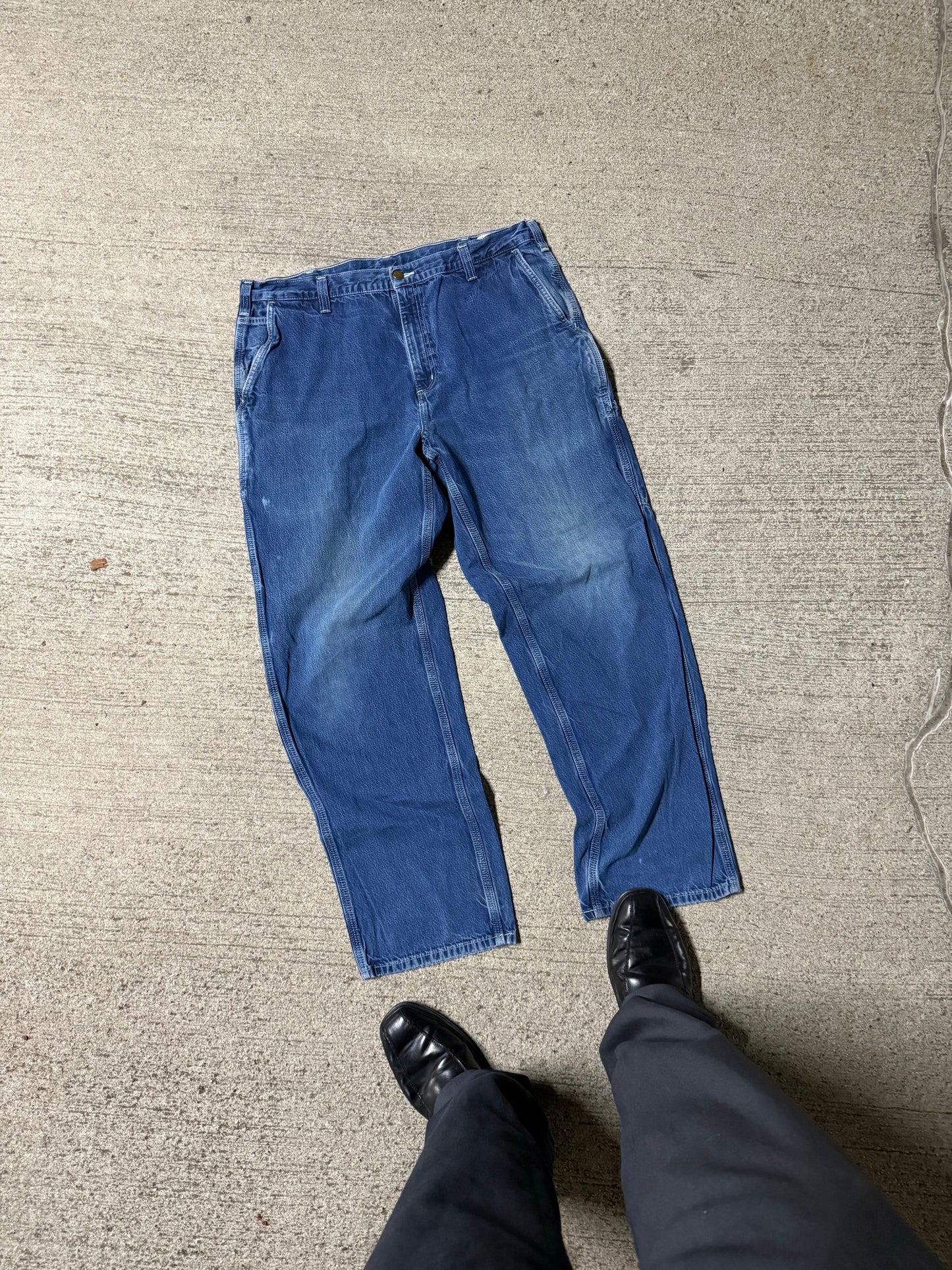 Vintage Blue Carhartt Jeans | 38x32