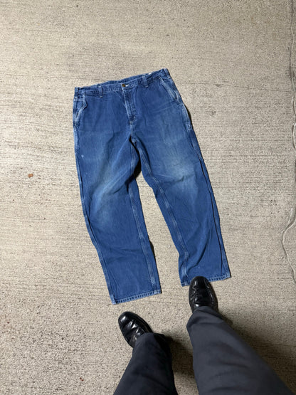 Vintage Blue Carhartt Jeans | 38x32