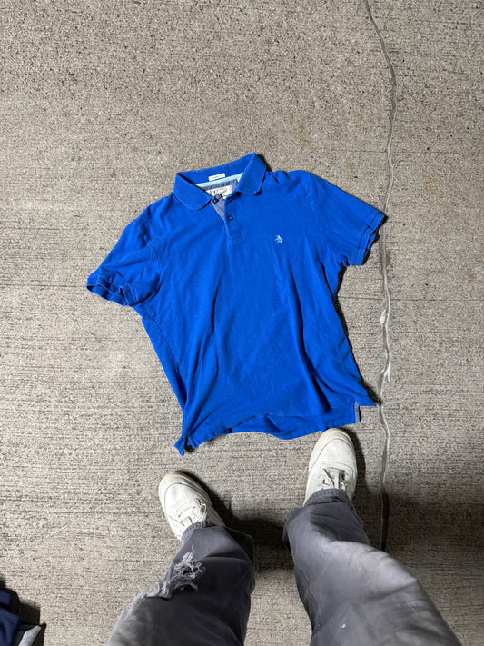 Vintage Blue Polo Tee | Medium